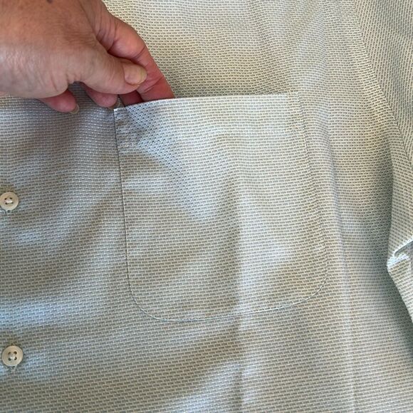 Men's Concepts by Claiborne Long Sleeve Button Down Collared Shirt ~ Size 17 - Picture 4 of 8